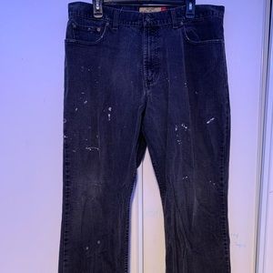 Old Navy Mens Loose Fit Jeans 36x30 Black